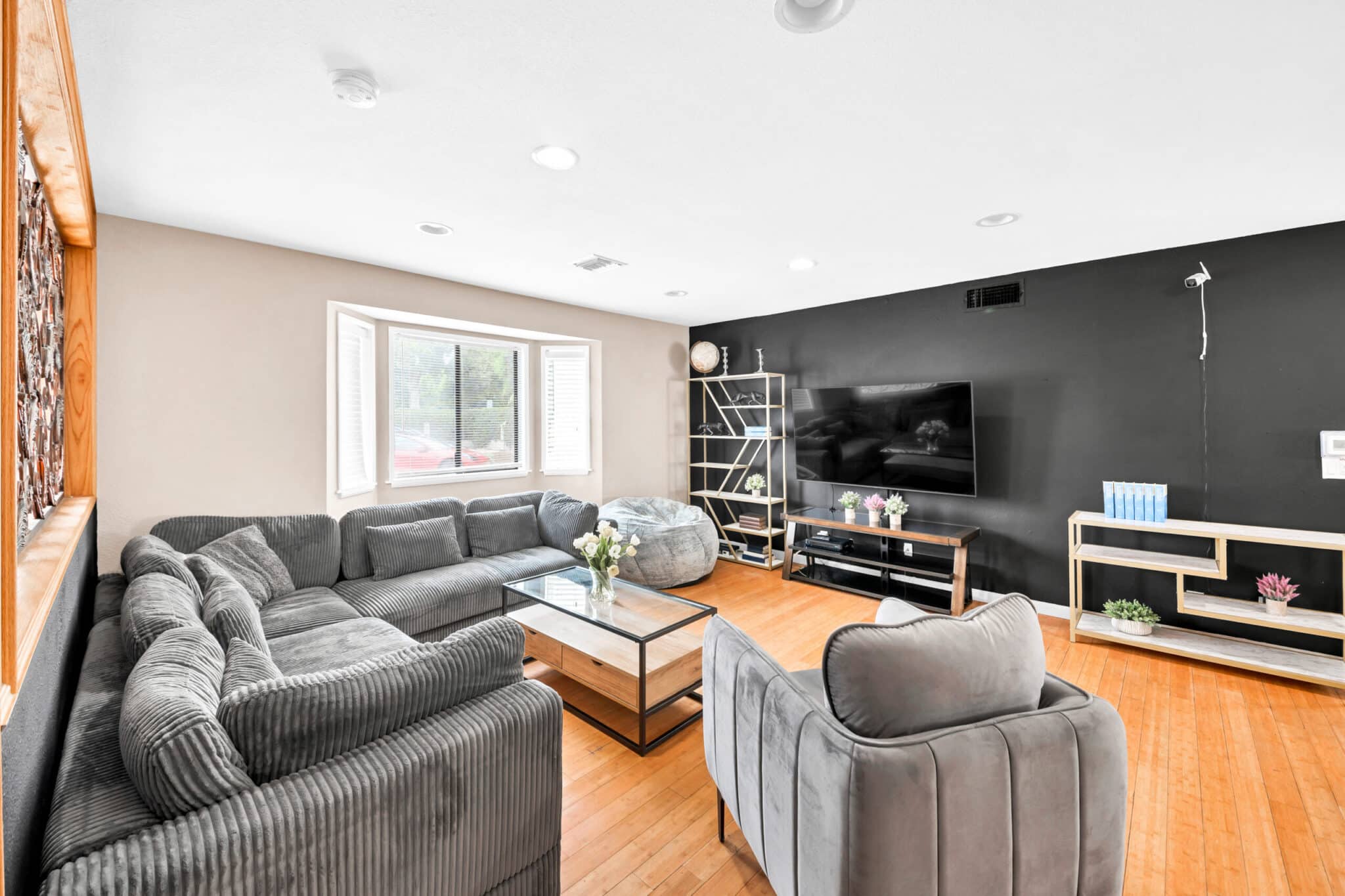 TV lounge and main living room at Northridge Addiction Treatment Center