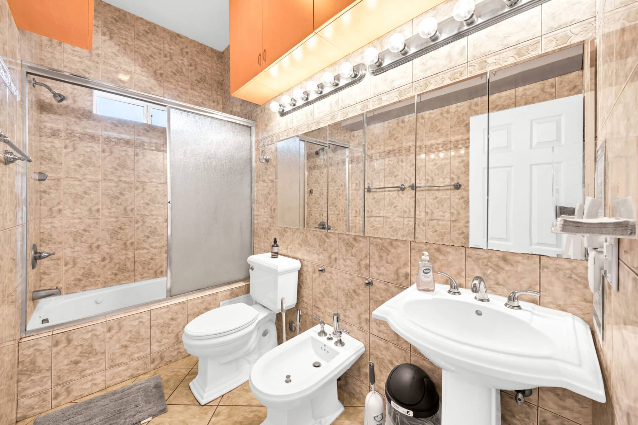 Residential suite bathroom at Northridge Addiction Treatment Center